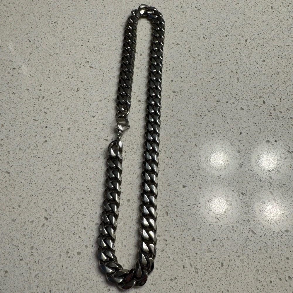 Hard Jewelry 12mm Heavy Cuban Chain, Size 16”